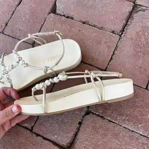 Stuart Weitzman Shoes Stuart Weitzman Pearl Knot Metallic